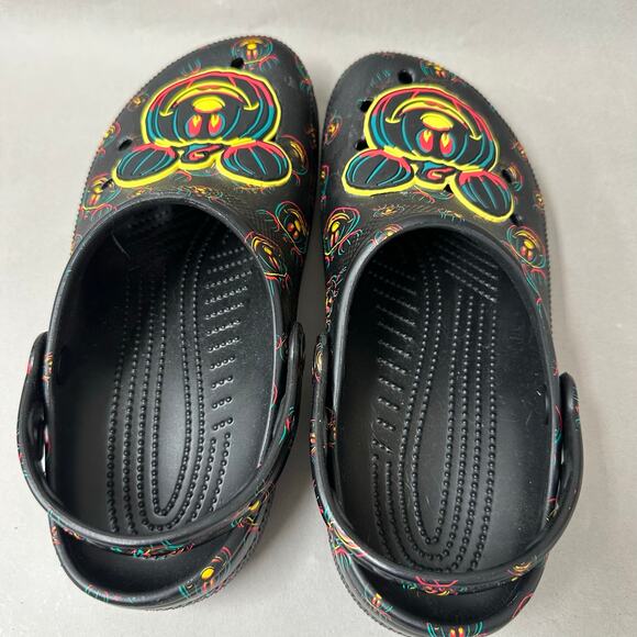 Crocs Disney Mickey Halloween Glow In The Dark Classic Clog Womens size 9 Mens 7 - Picture 9 of 16